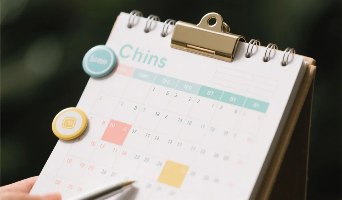 开奖日历示意图